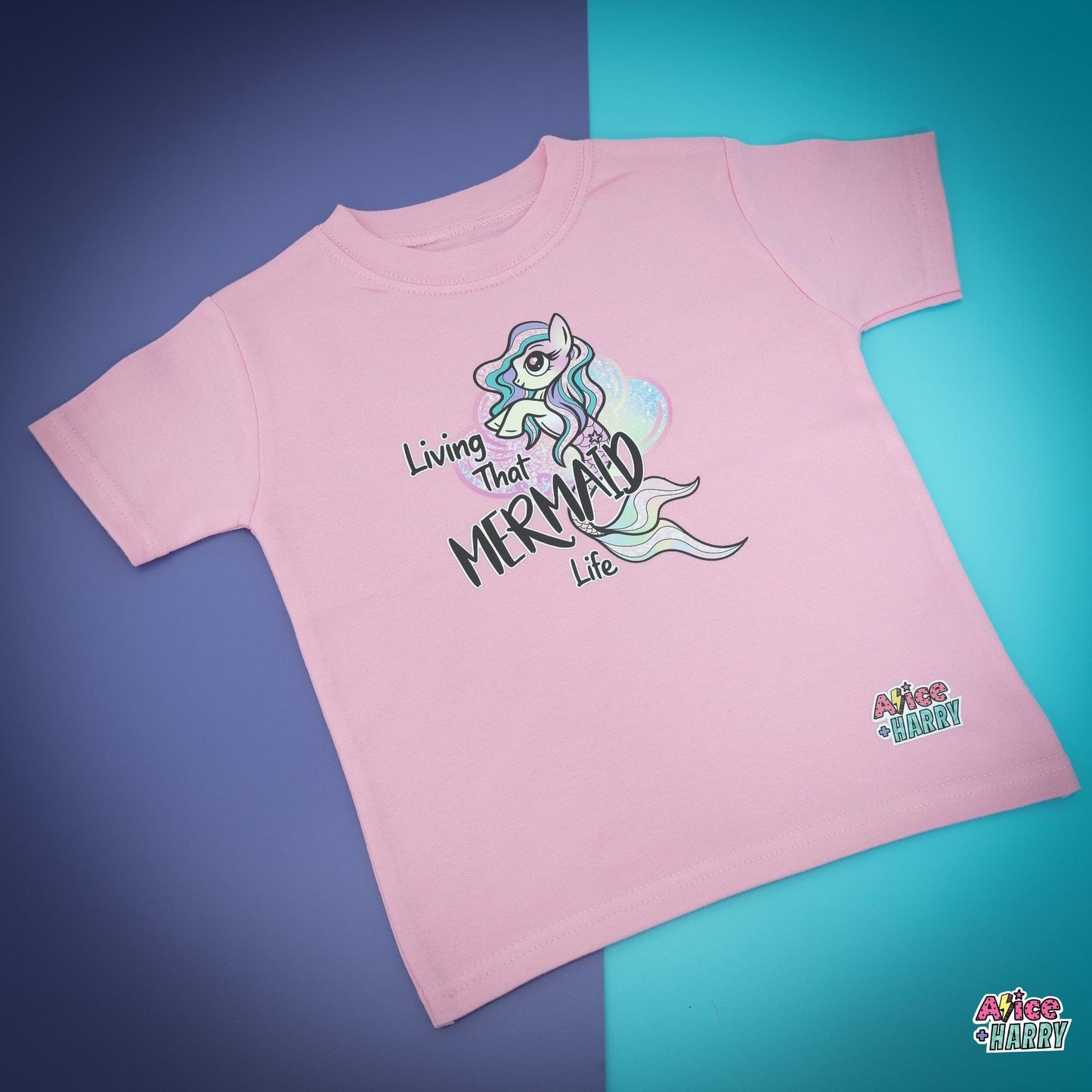 Living That Mermaid Life Printed Tee