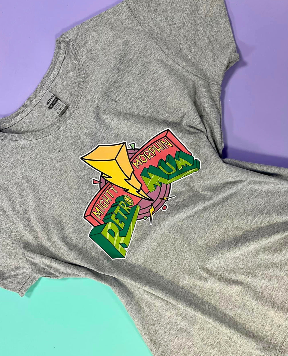 Mighty Morphin Mum Printed Tee