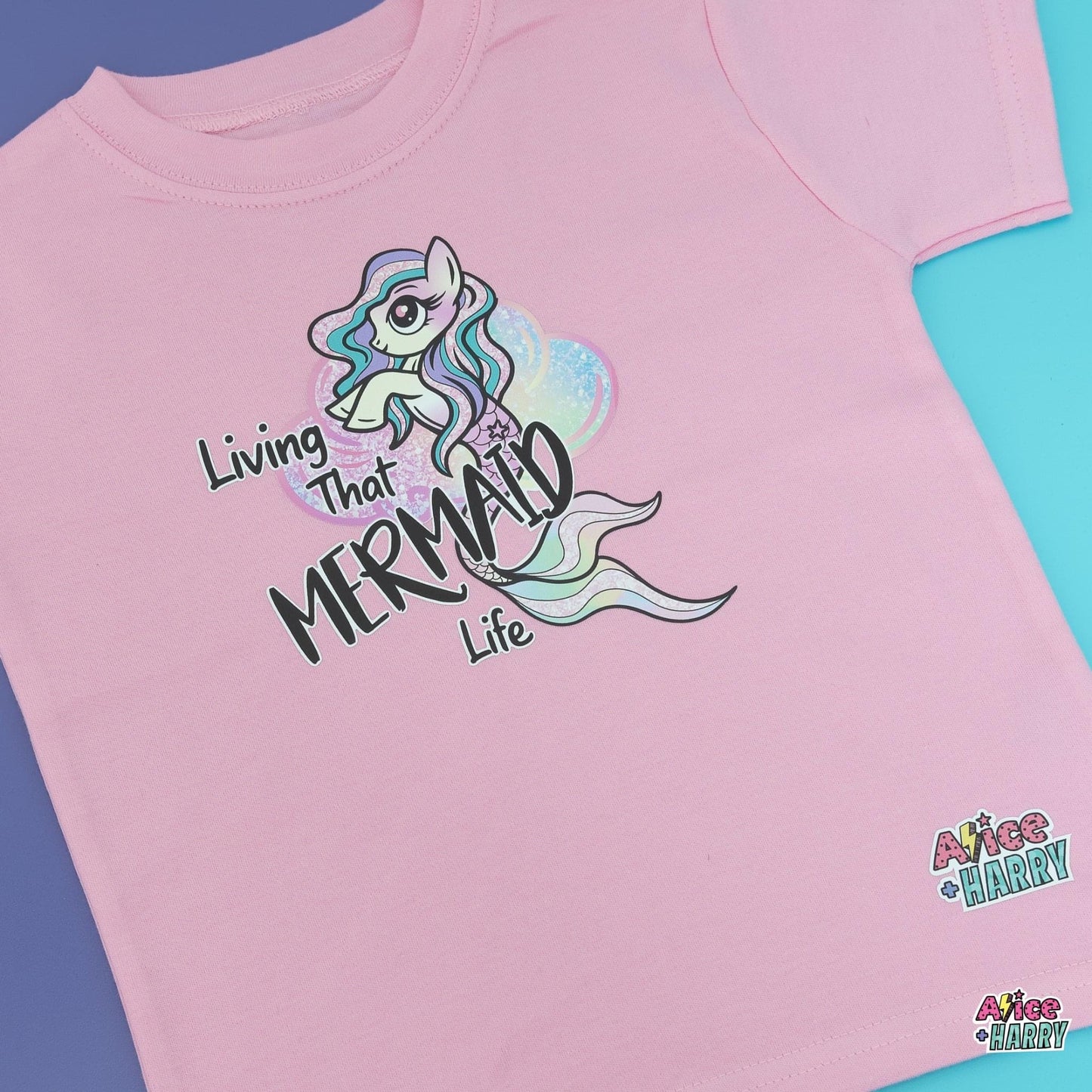 Living That Mermaid Life Printed Tee