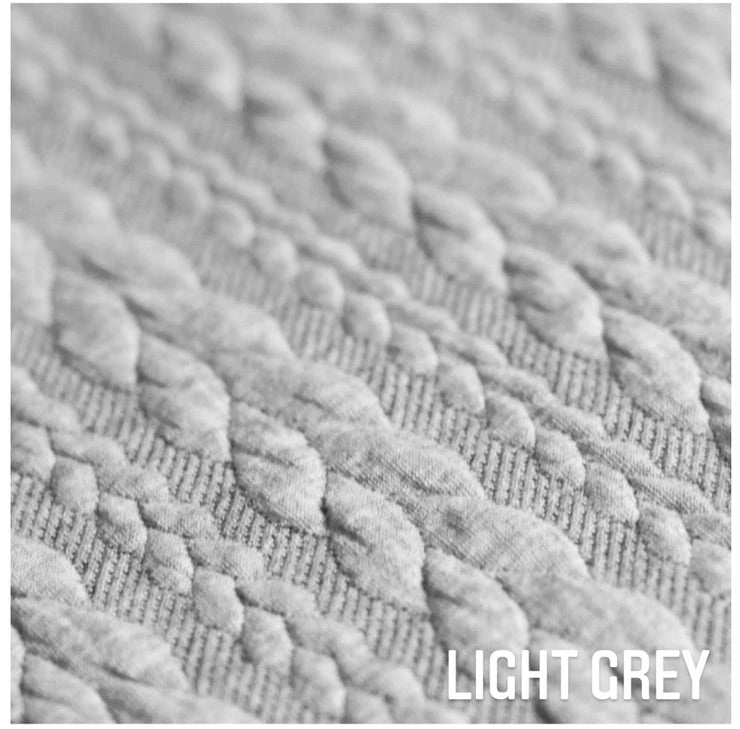 Cable Knit Overall Rompers