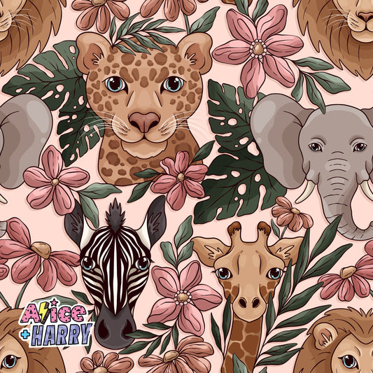 Safari Blossom Blankets