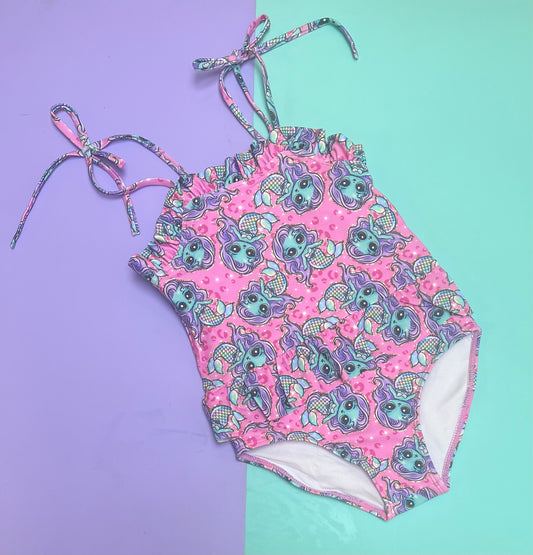 Children’s One Piece Swimming Costume Minty Mermaids