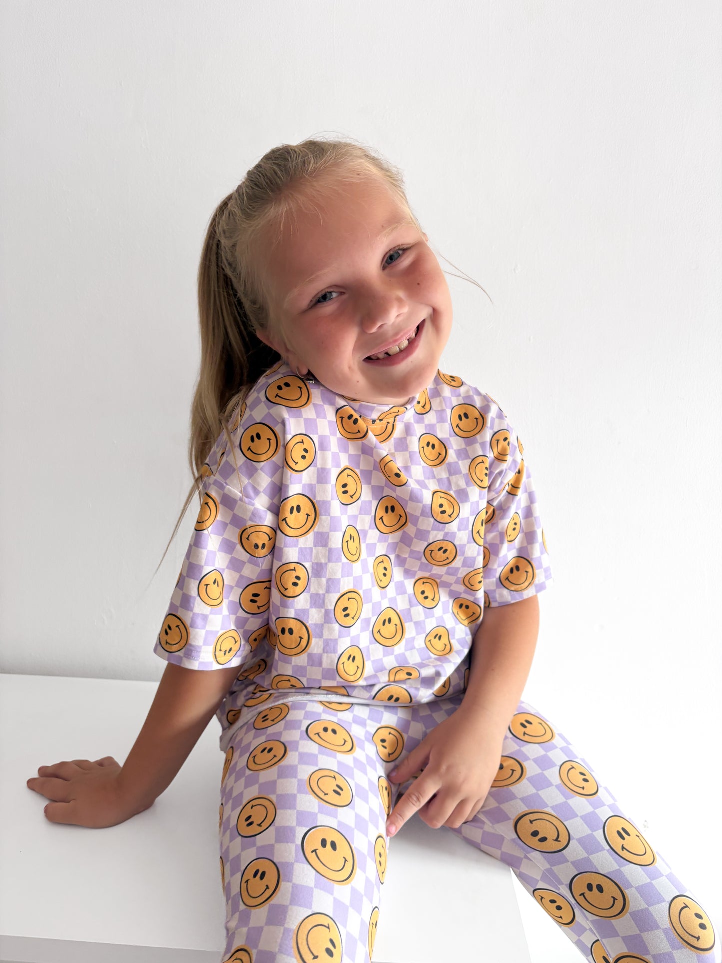 Lilac Smiley Check T-Shirts, Peplums and Vests (All Styles)