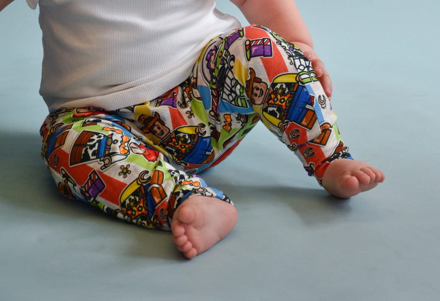 Pre Made Toy Figures Kids Baggy Harems - Colorful & Comfy Pants for Little Toybox Adventurers