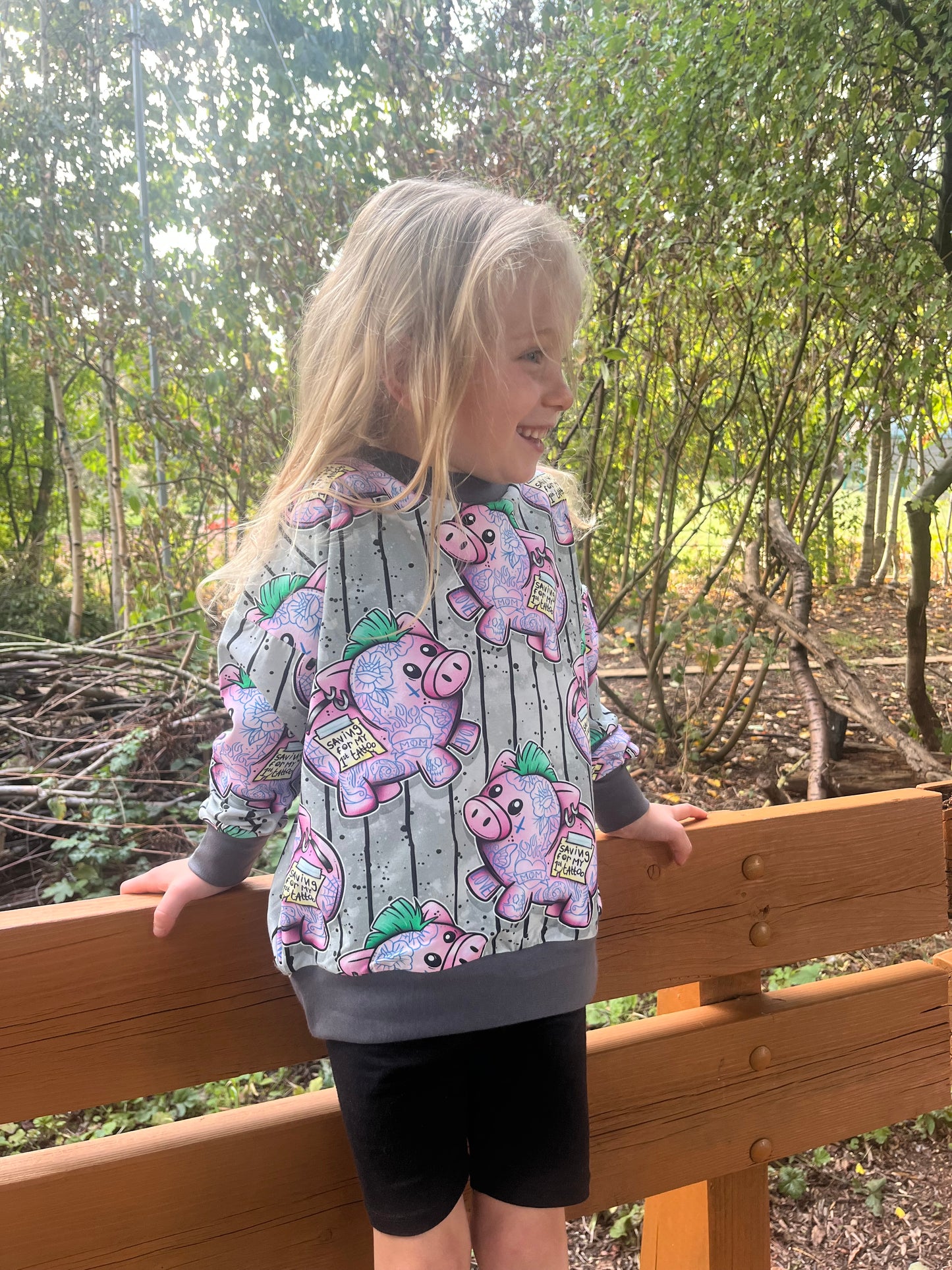 Pre Made First Tattoo Slouchy Sweaters