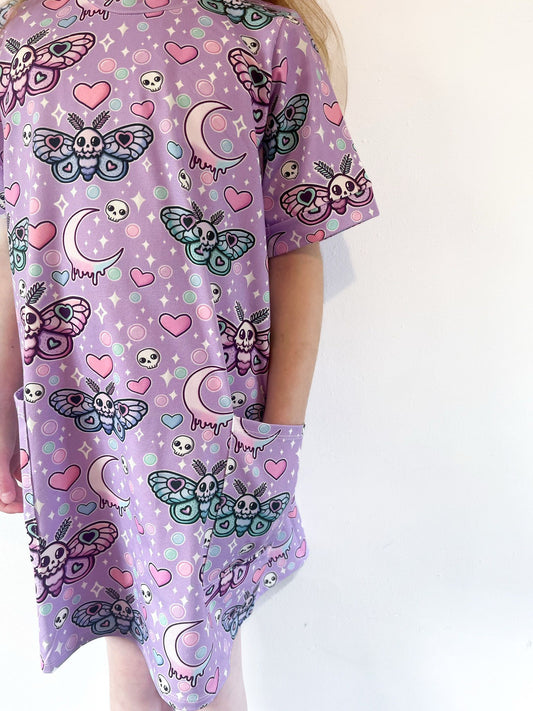 Pre Made Pastel Death Moth Smock Dress