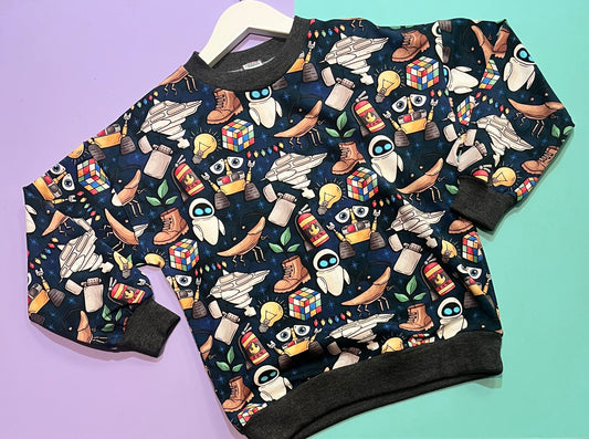 Pre Made Trash Bot Slouchy Sweater