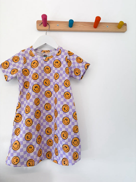 Lilac Smiley Check Dresses (All Styles)