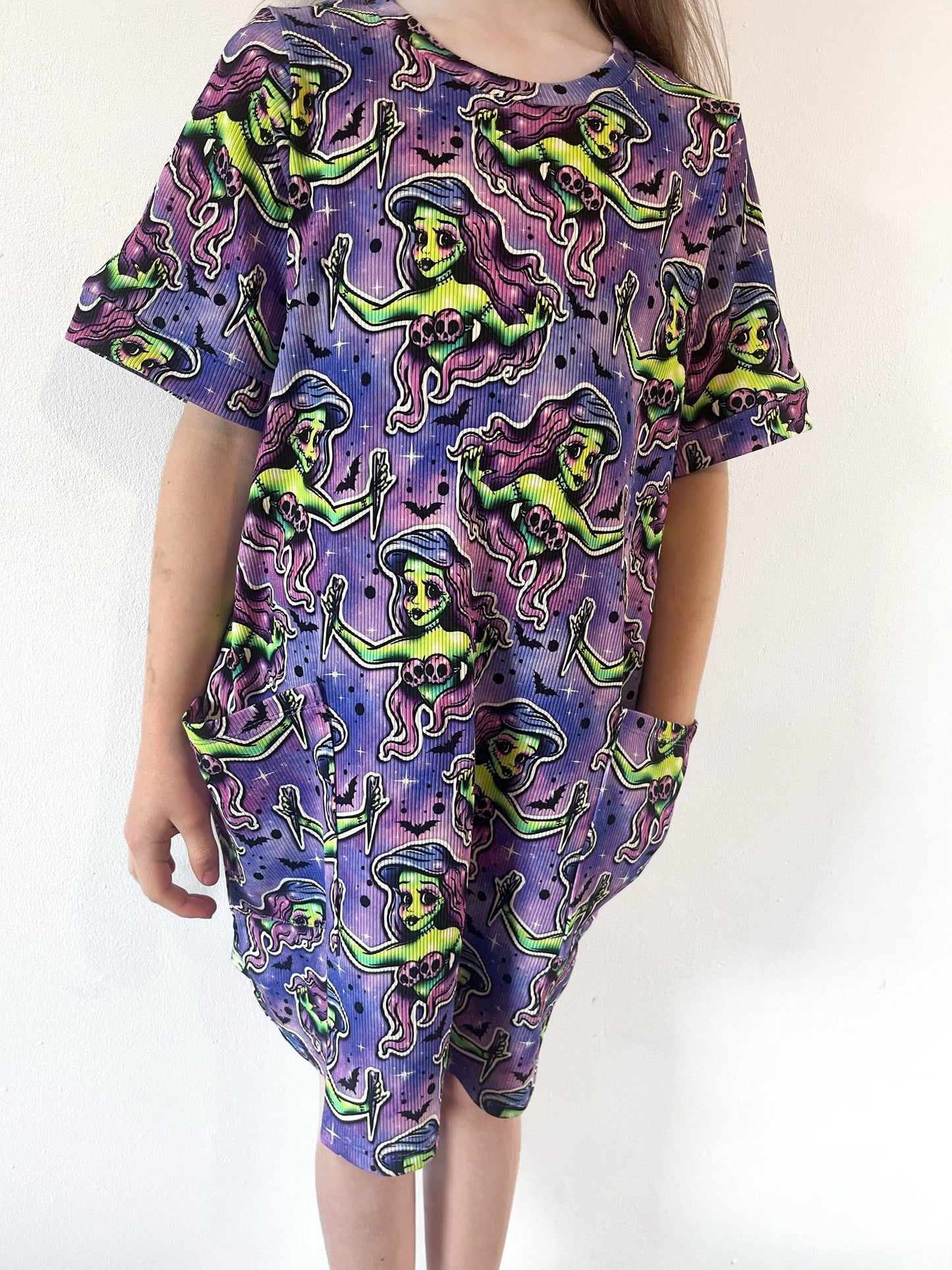 Pre Made Where the People Aren’t Ribbed Smock Dress