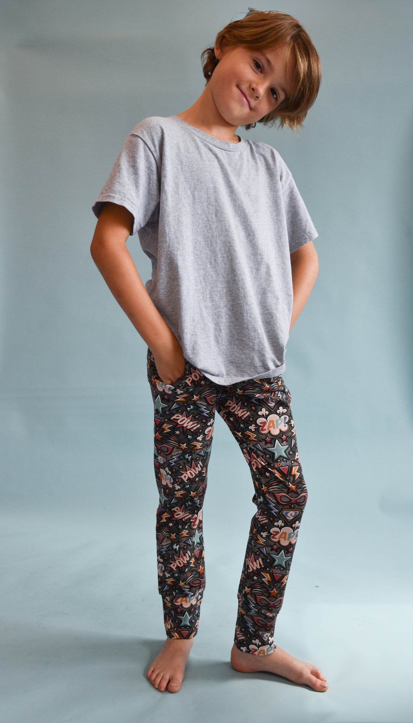 Pre Made Muted Super Pow Joggers