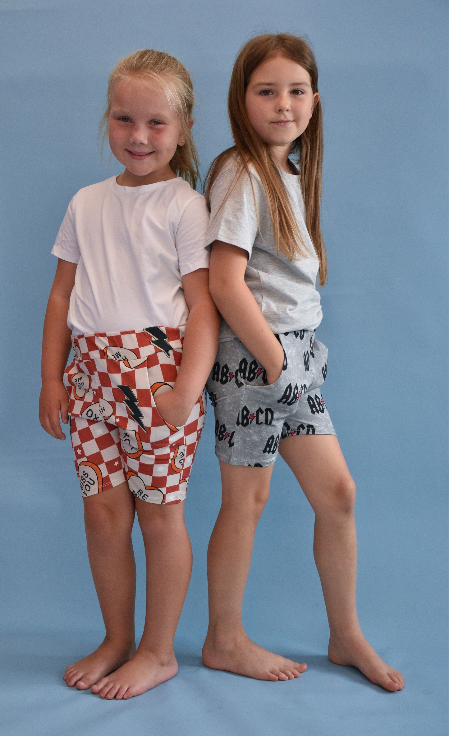 Pre Made Hearts Jogger Shorts | Bold & Playful Kids Shorts