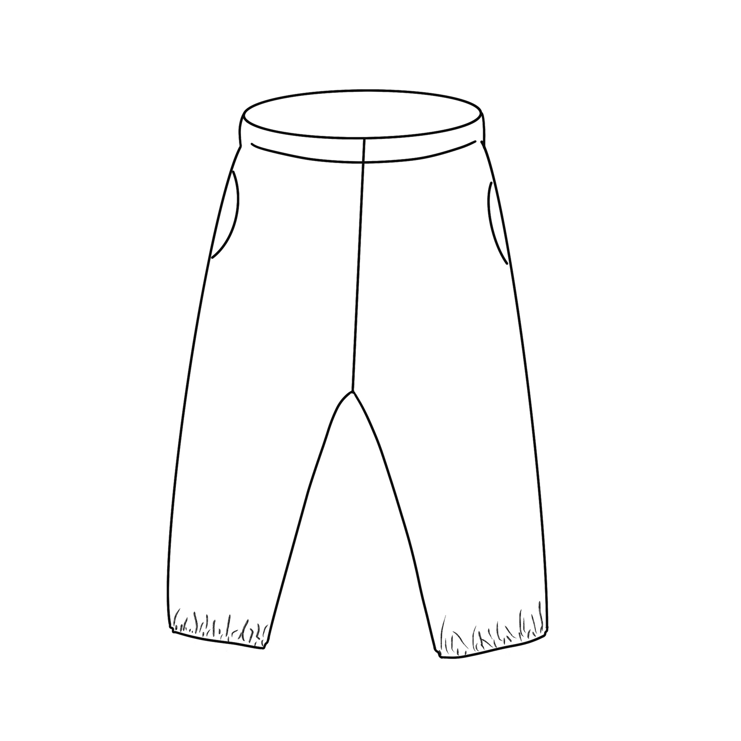 Childrens Baggy Trousers (Bigger Sizes, up to 12-14y)