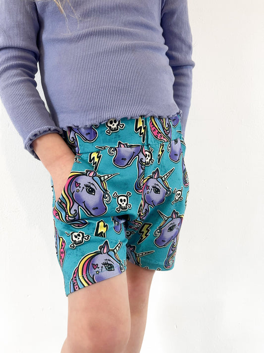 Pre Made Sassy Sandra The Unicorn Jogger Shorts