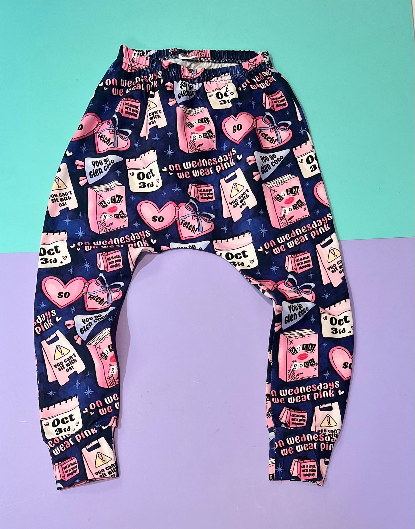 We Wear Pink Baggy Harems  - Ready Made