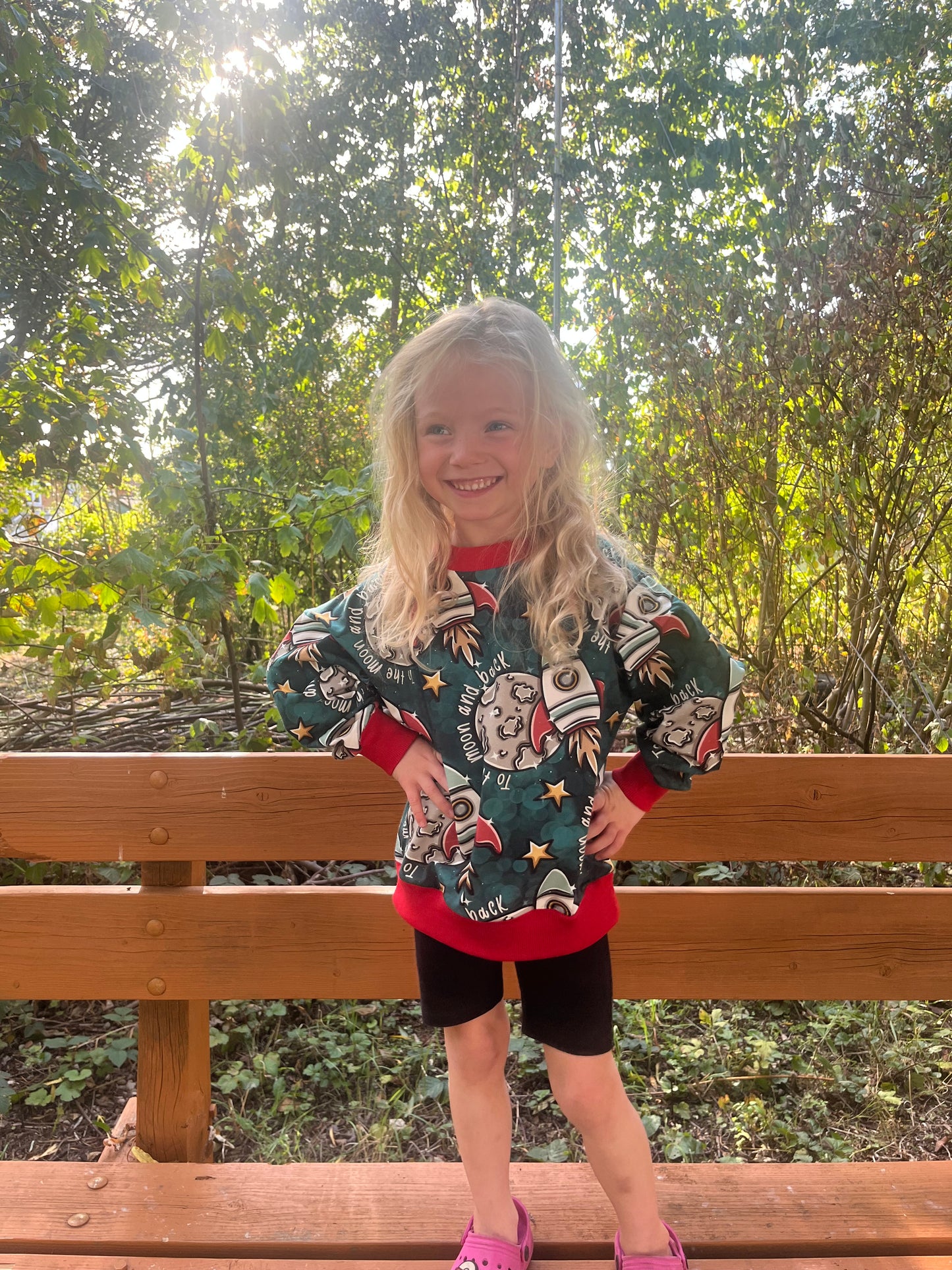 Pre Made To The Moon Slouchy Sweaters