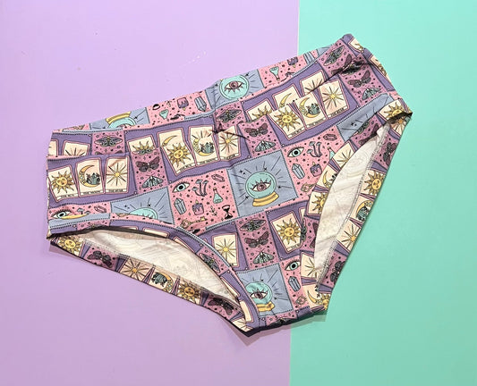 Pre Made Comfy Adult Pants - Tarot Patchwork