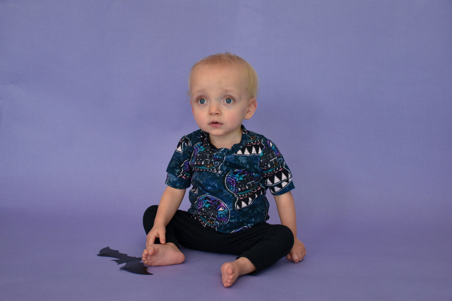 Pre Made Haunted House Globes Short Sleeve Tee