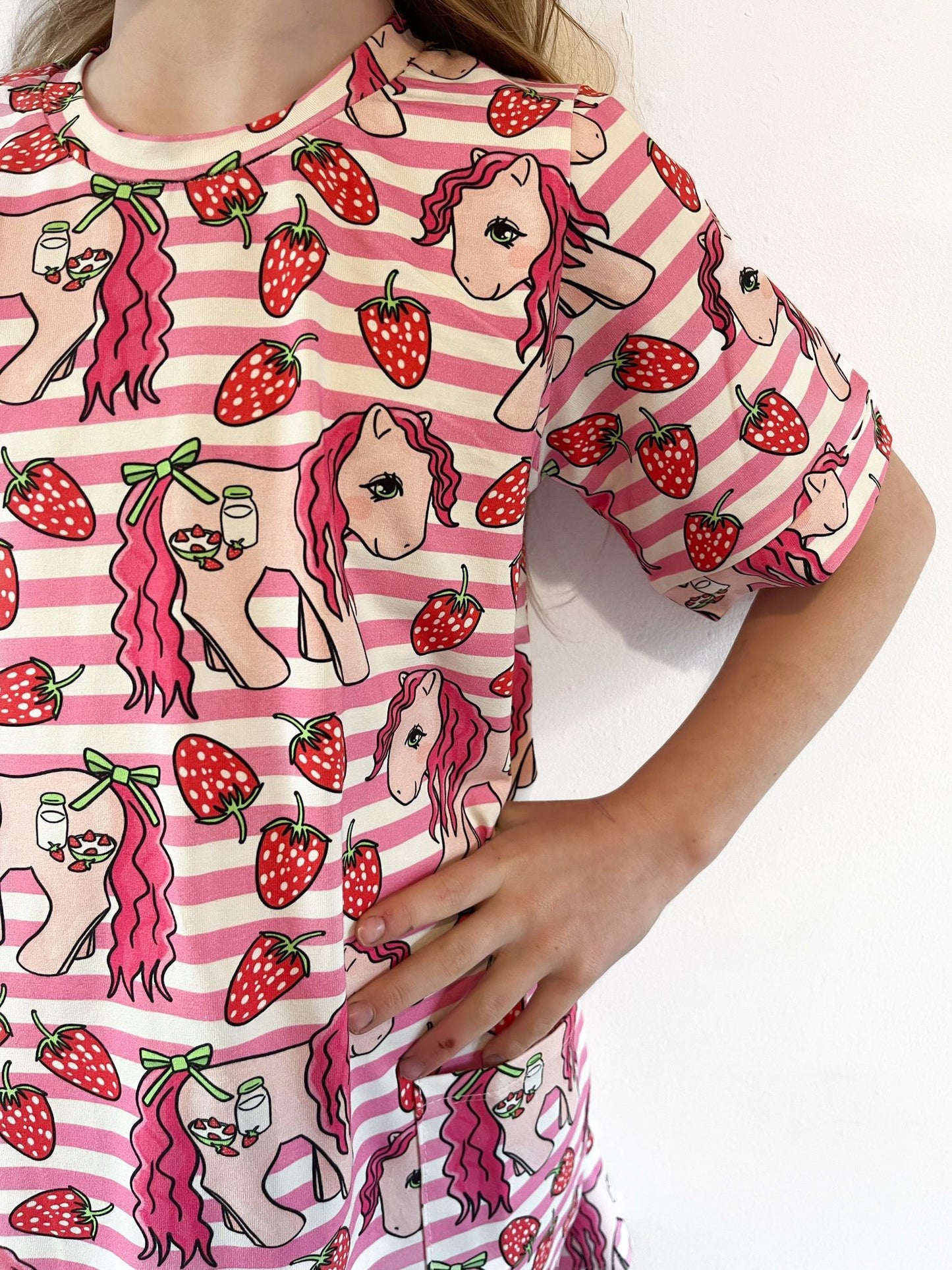 Pre Made Strawberry Picking Smock Dress