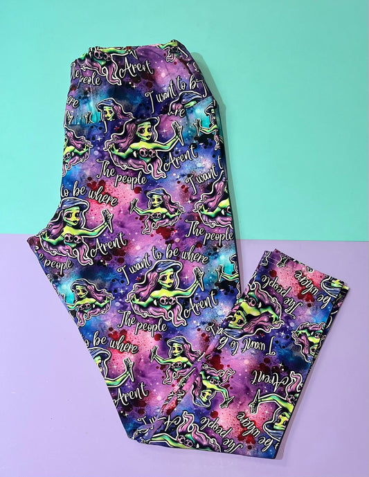 Pre Made Comfy Adult Leggings - Where People Arent