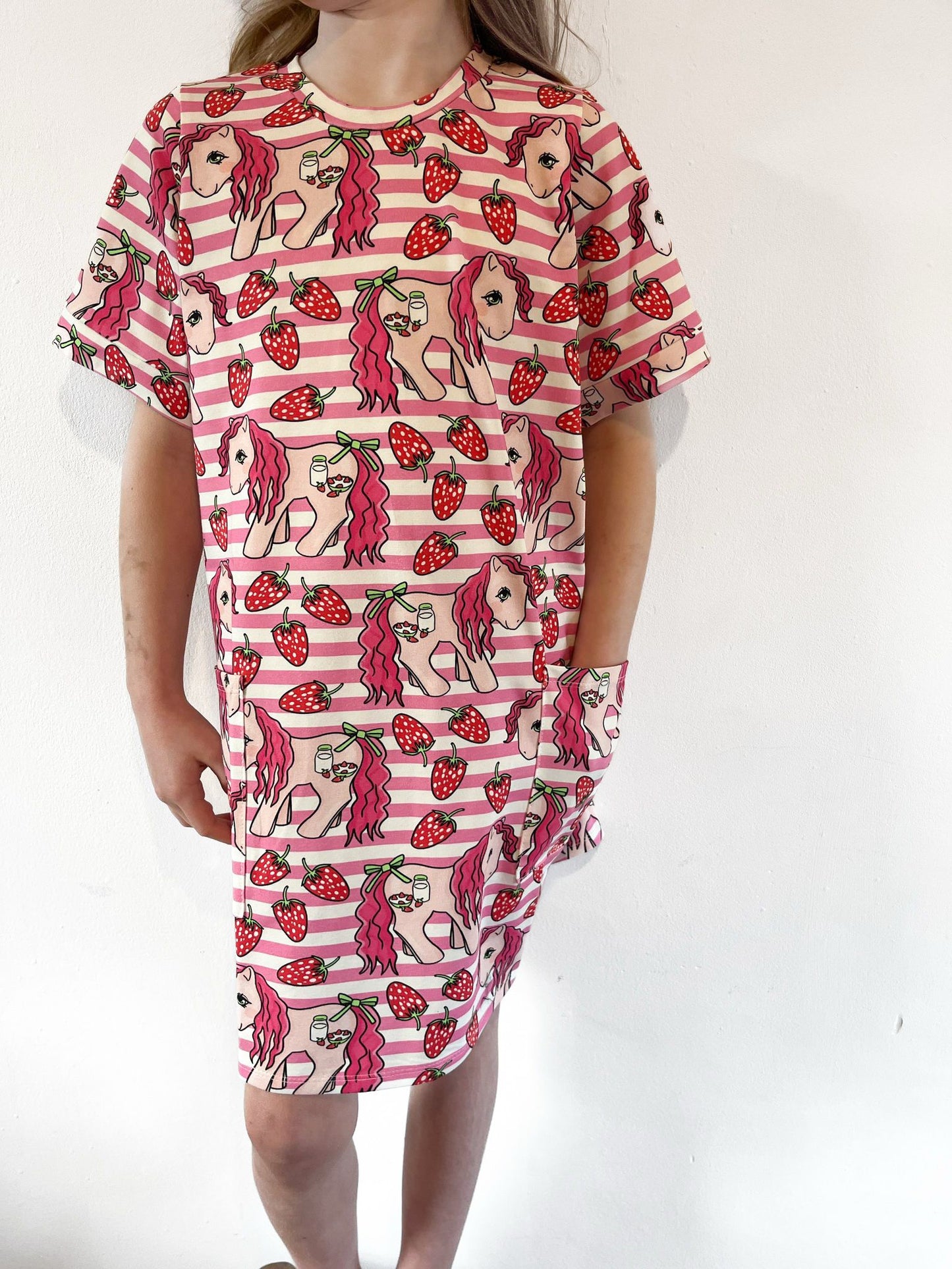 Pre Made Strawberry Picking Smock Dress