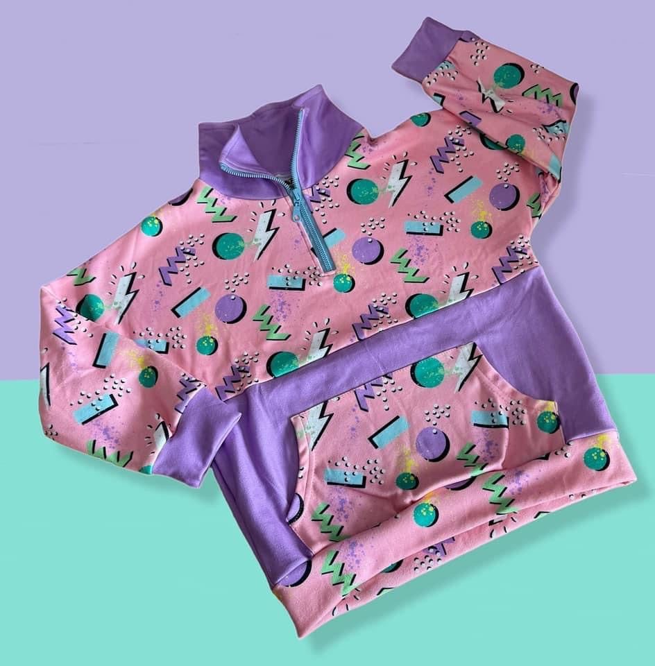 Pink Retro Kids Fleeces
