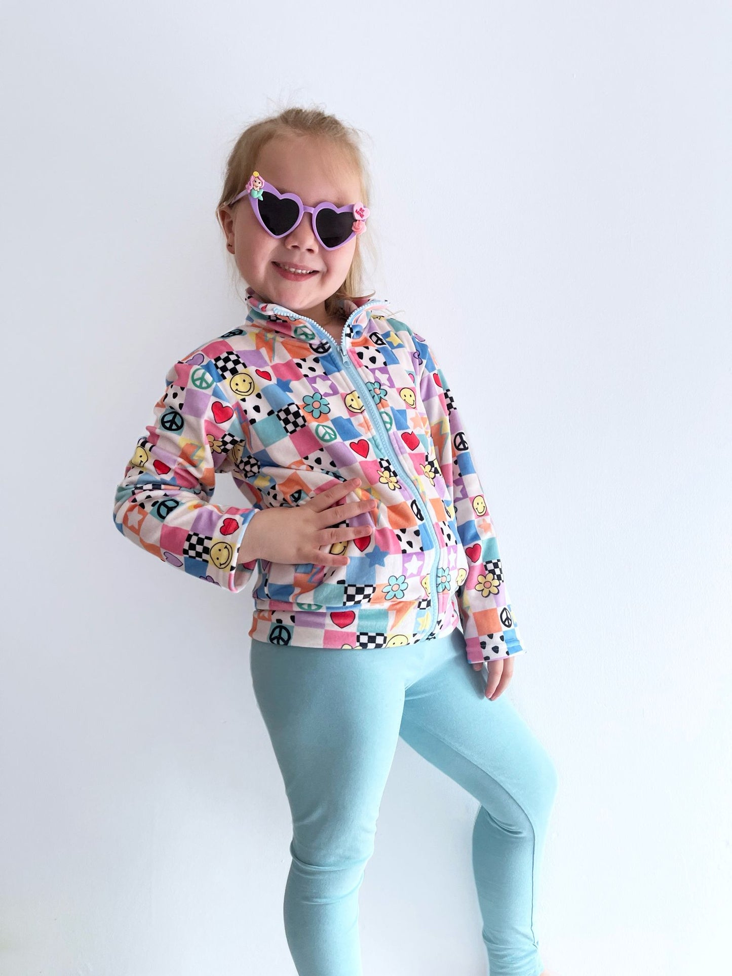 Groovy Check Kids Fleeces