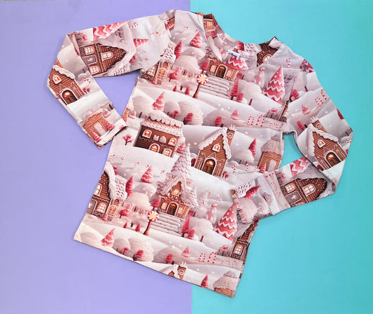 Pre Made Candy Christmas Long Sleeve Standard Tee