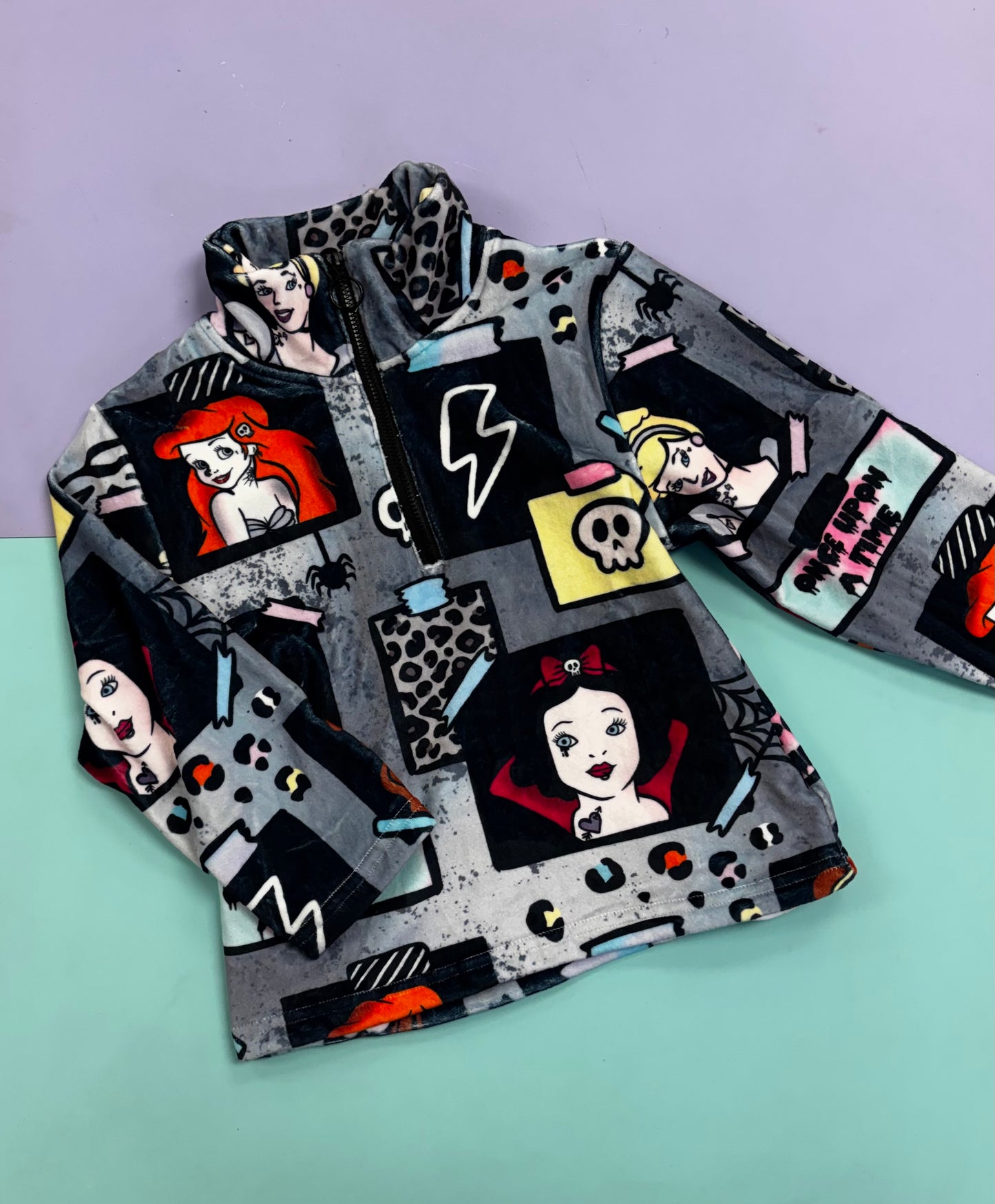 Alt Princess Fleece Half Zip Pullover - Ready Made