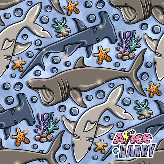 Blue Sharks Playsuit