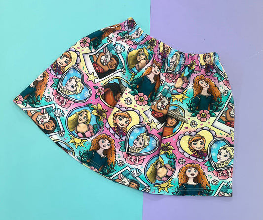 Pre Made Princess Pictures Twirly Skirt