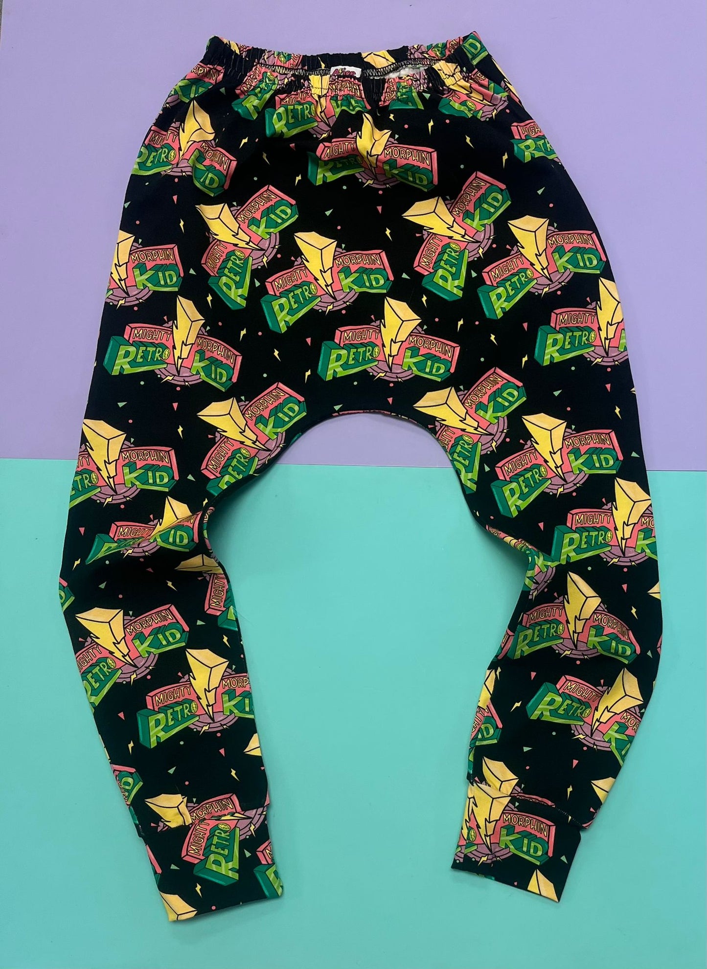 Pre Made Black Mighty Morphin Baggy Harems