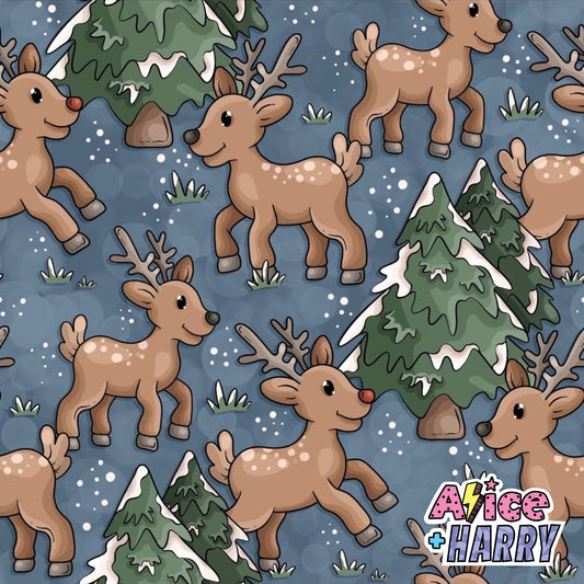 Jolly Reindeer Pullover Hoodie