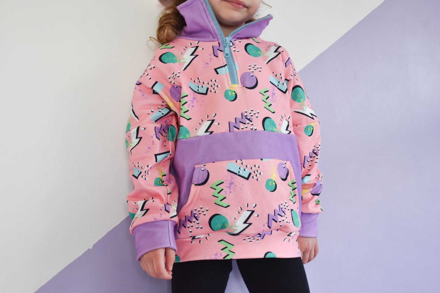 Pink Retro Kids Fleeces