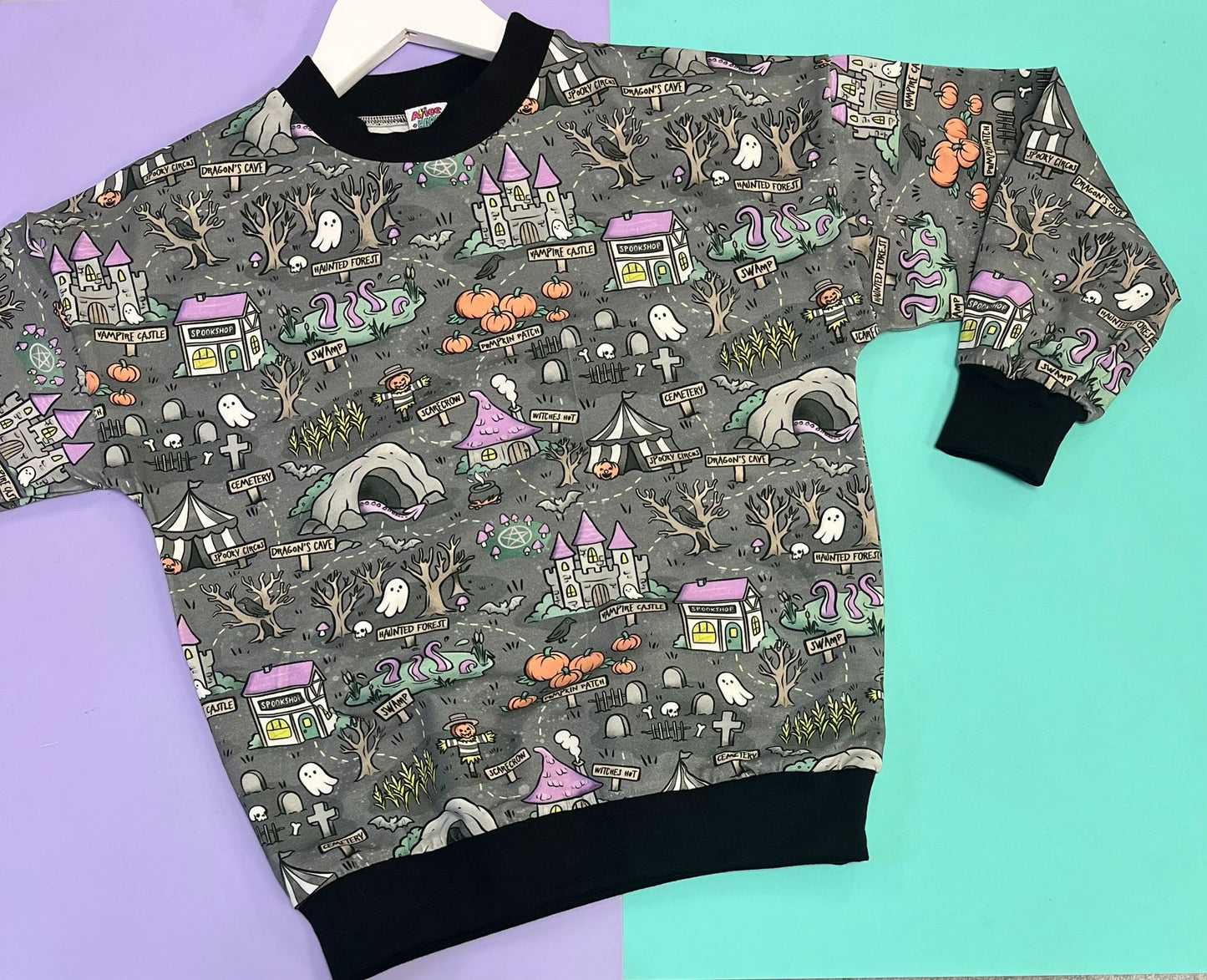 Pre Made Monster Maps Slouchy Sweaters