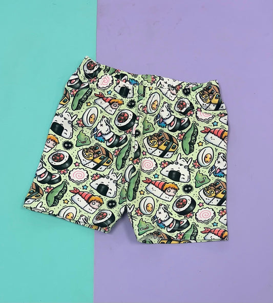 Pre Made Studio Sushi Standard Length Cycle Shorts