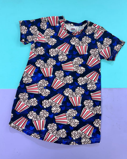 Pre Made Mouse Movies Tshirt Dress