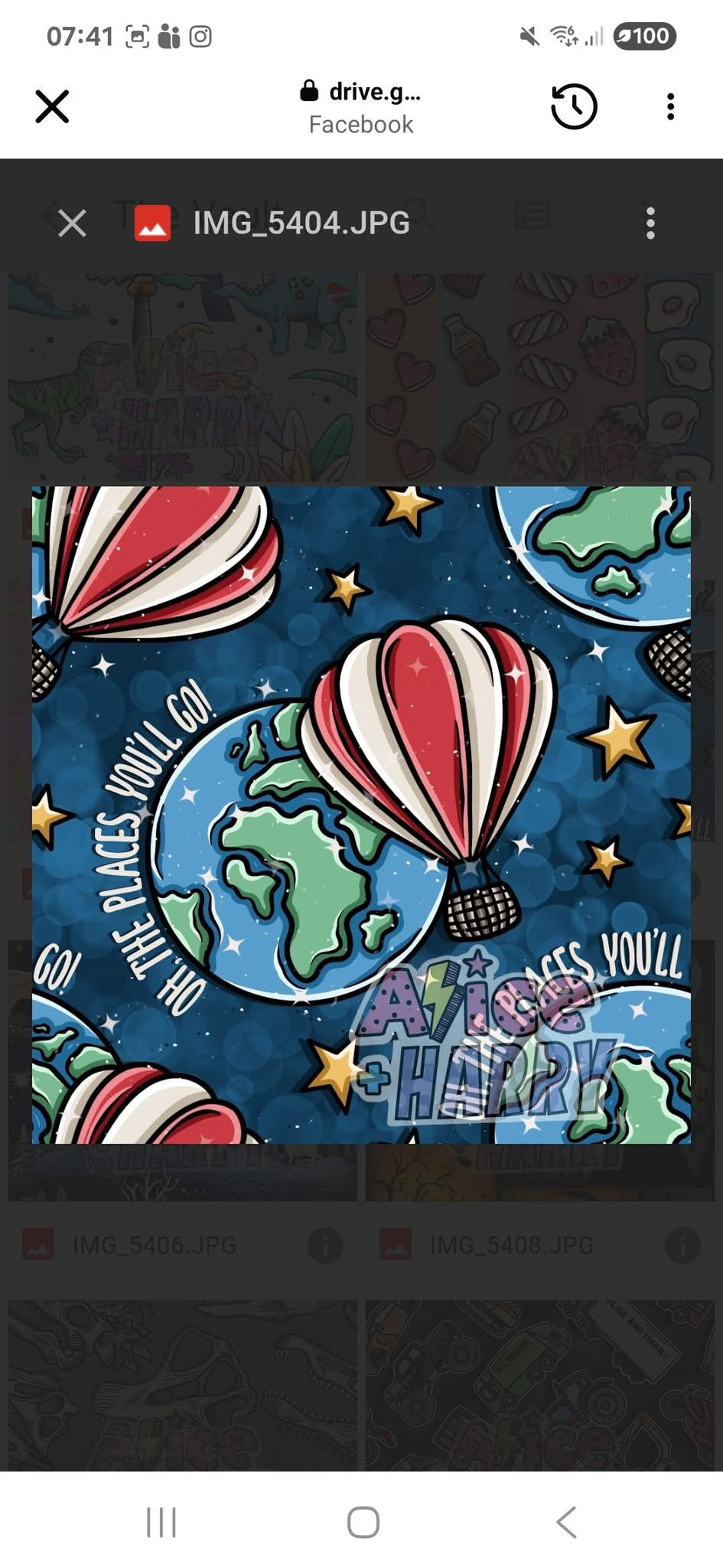 Custom Gemma tiny tornado OR places you will go backpack