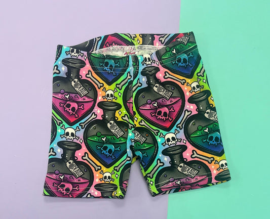 Pre Made Ribbed Til Death Cycle Shorts