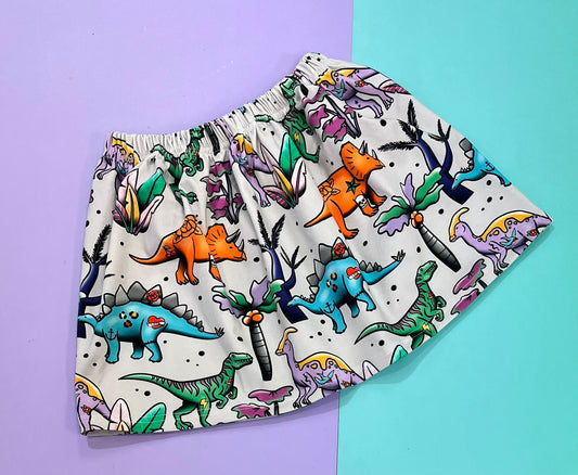 Tattoo Dino Twirly Skirt