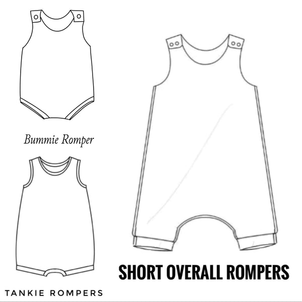 Skate N’ Smile Summer Rompers